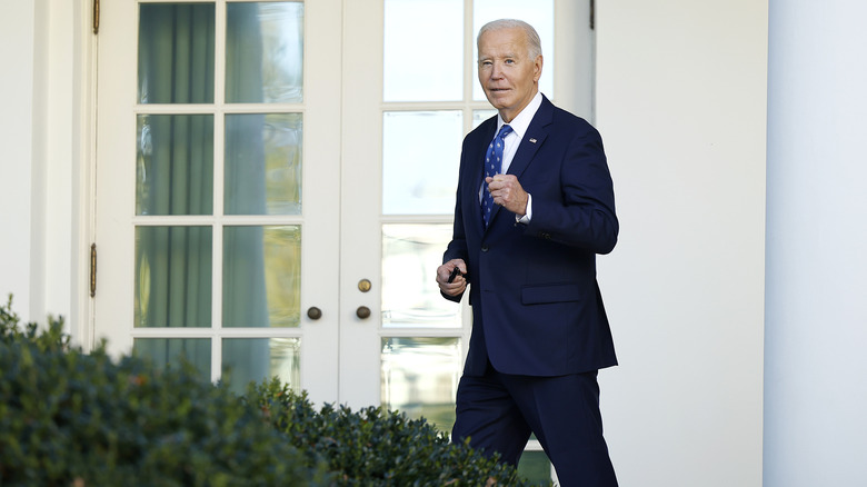 Joe Biden fait du jogging