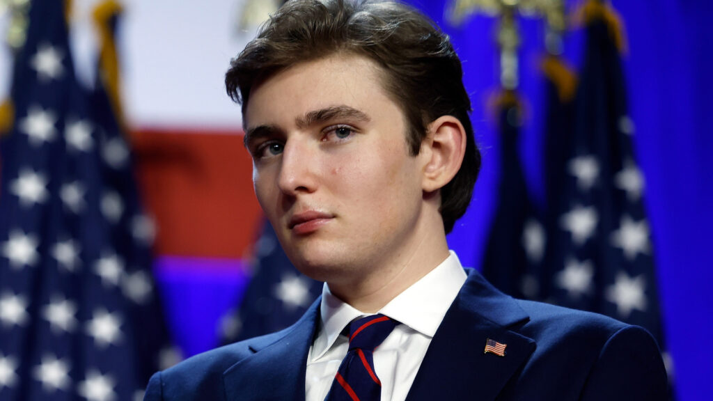 Les moments les plus parlés de Barron Trump en 2024