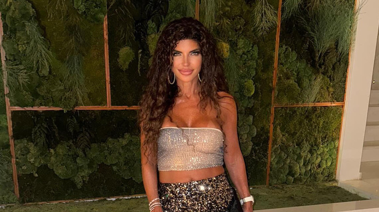 Teresa Giudice haut court argenté