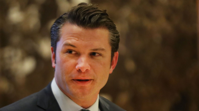 Pete Hegseth dans la Trump Tower en 2018