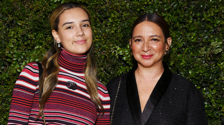 Maya Rudolph avec sa fille Pearl Minnie Anderson au dîner CHANEL pour célébrer le lancement des archives Sofia Coppola