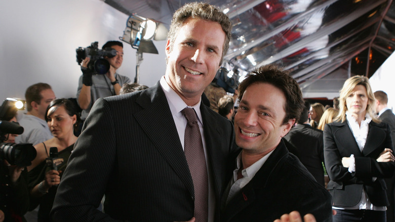 Will Ferrell et Chris Kattan posant ensemble en 2005.