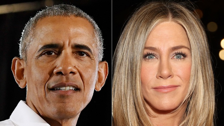 Aux côtés de Barack Obama et Jennifer Aniston