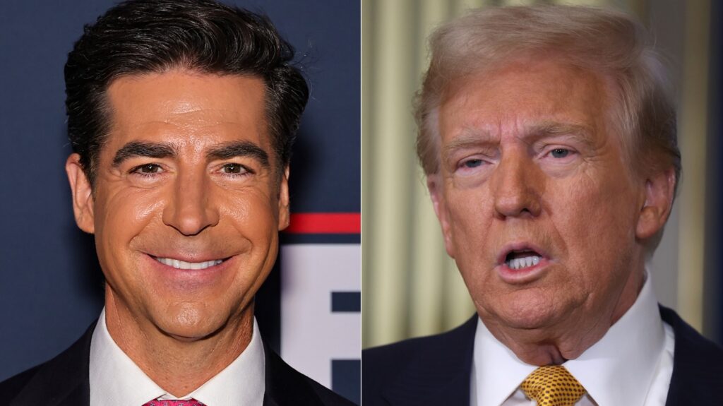 Jesse Watters de Fox News s'embarrasse avec un faux bronzage brillant inspiré de Trump