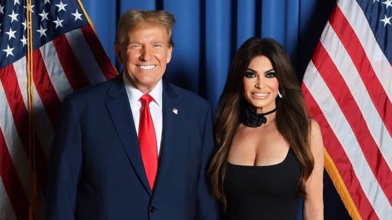 Donald Trump Kimberly Guilfoyle souriant