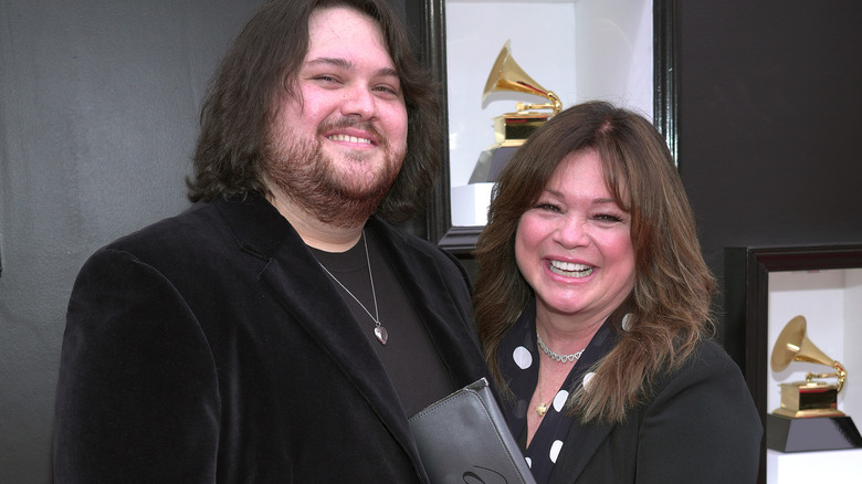 Valérie Bertinelli et Wolfgang Van Halen aux Grammys